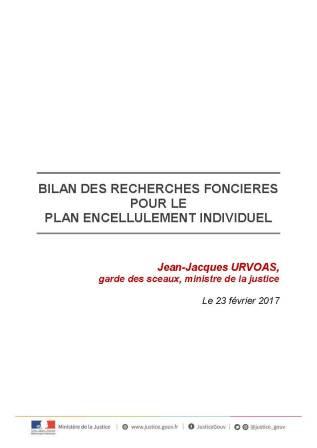 bilan recherches foncieres